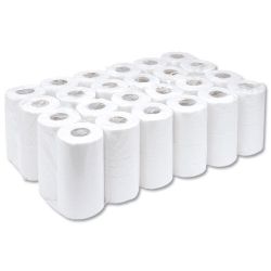 Тоалетна хартия бяла, 3 пласта - 48 броя