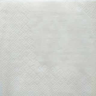 Бели луксозни барови салфетки, 2 пласта, 12х12 см. - 150 броя