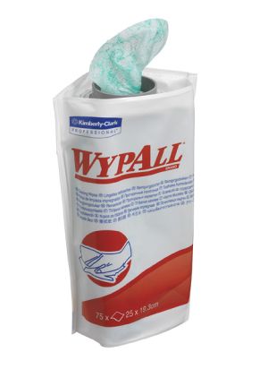 7780 - Мокри кърпи 75 бр. пълнител Wypall*-за силни замърсявания 