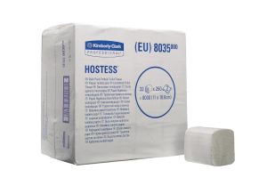 8035 - Тоалетна хартия на пачки HOSTESS, 2пласта, 250 бр.